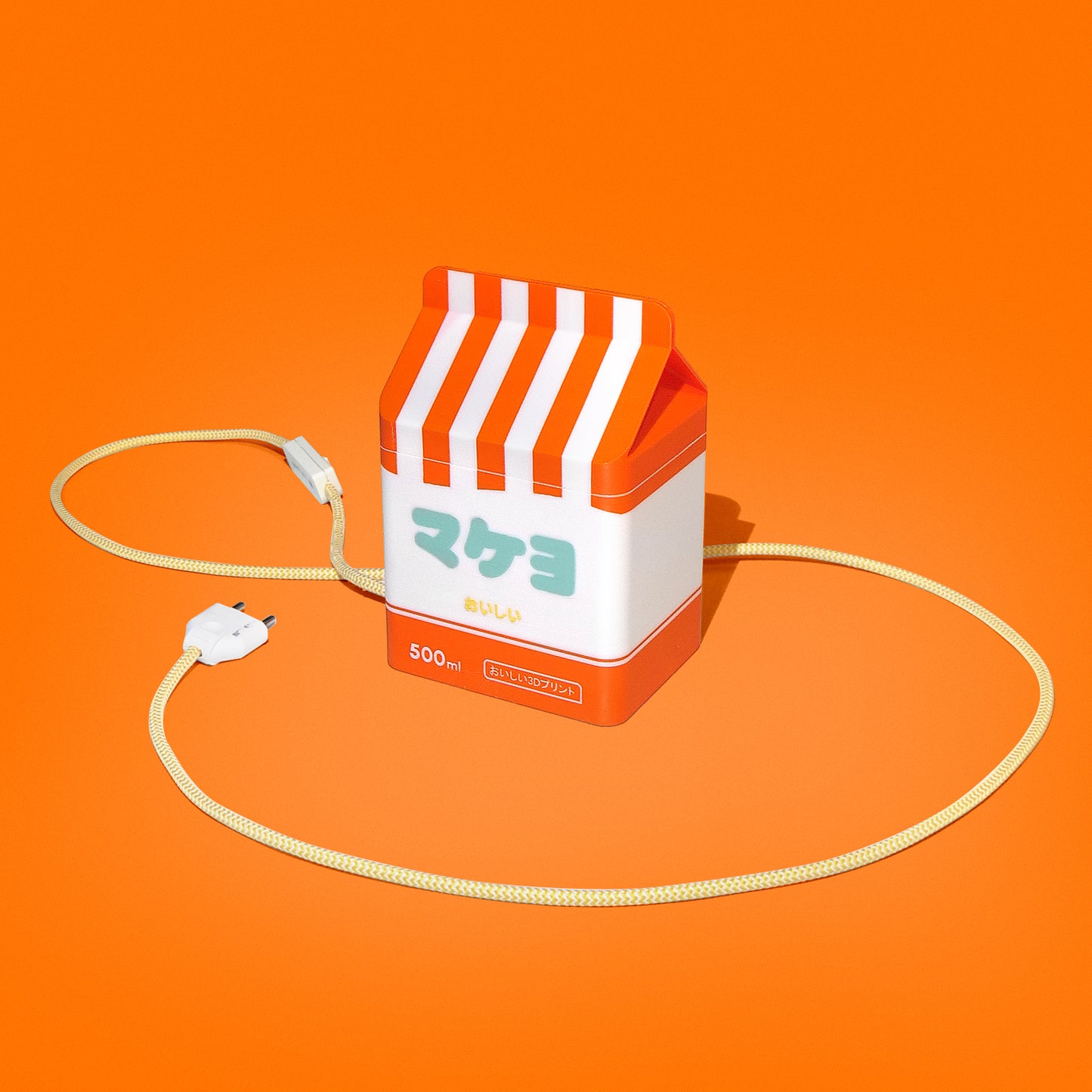 MILKY | 3d printed japanese packaging lamp