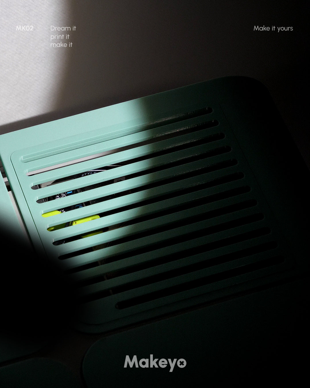 MK02 | 3d printed Mini ITX horizontal PC case