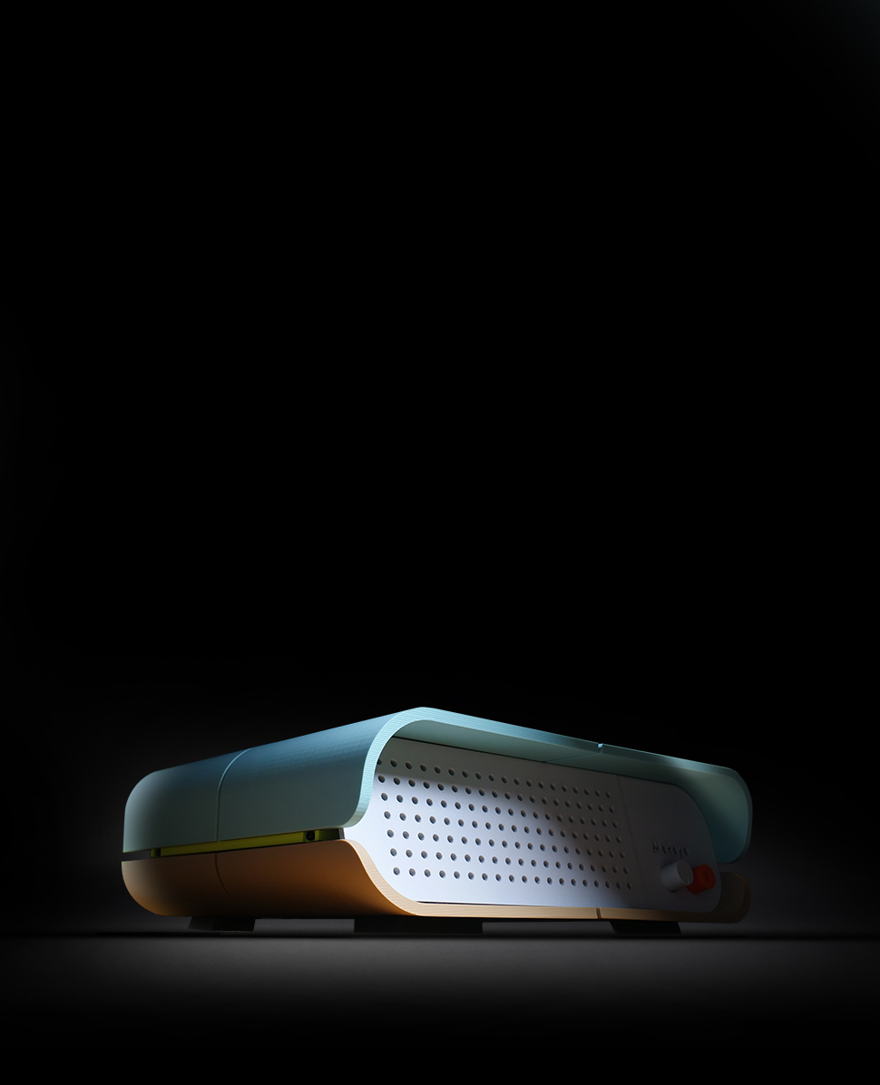 Produit_home_MK02 MK02 3d printed horizontal pc case for living room